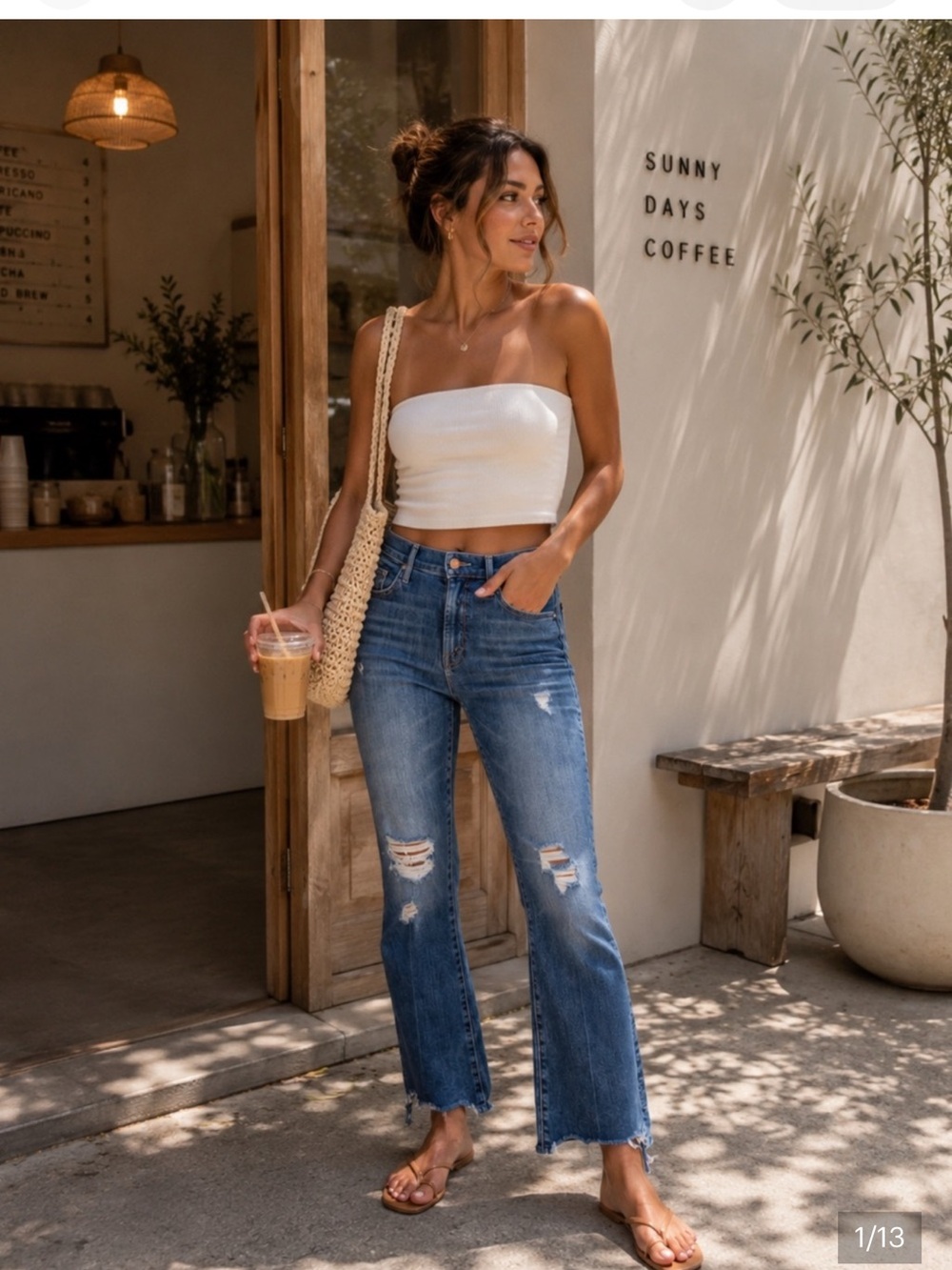 MOTHER Denim Insider Crop Step Chew Distressed Cropped Jeans dancing on coals 26